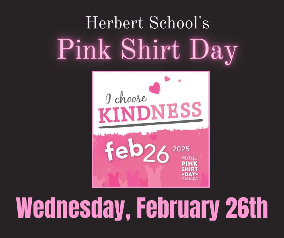 Pink Shirt Day is Wednesday, February 26. 