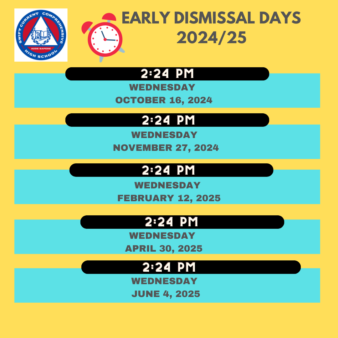 EARLY DISMISSAL DAYS